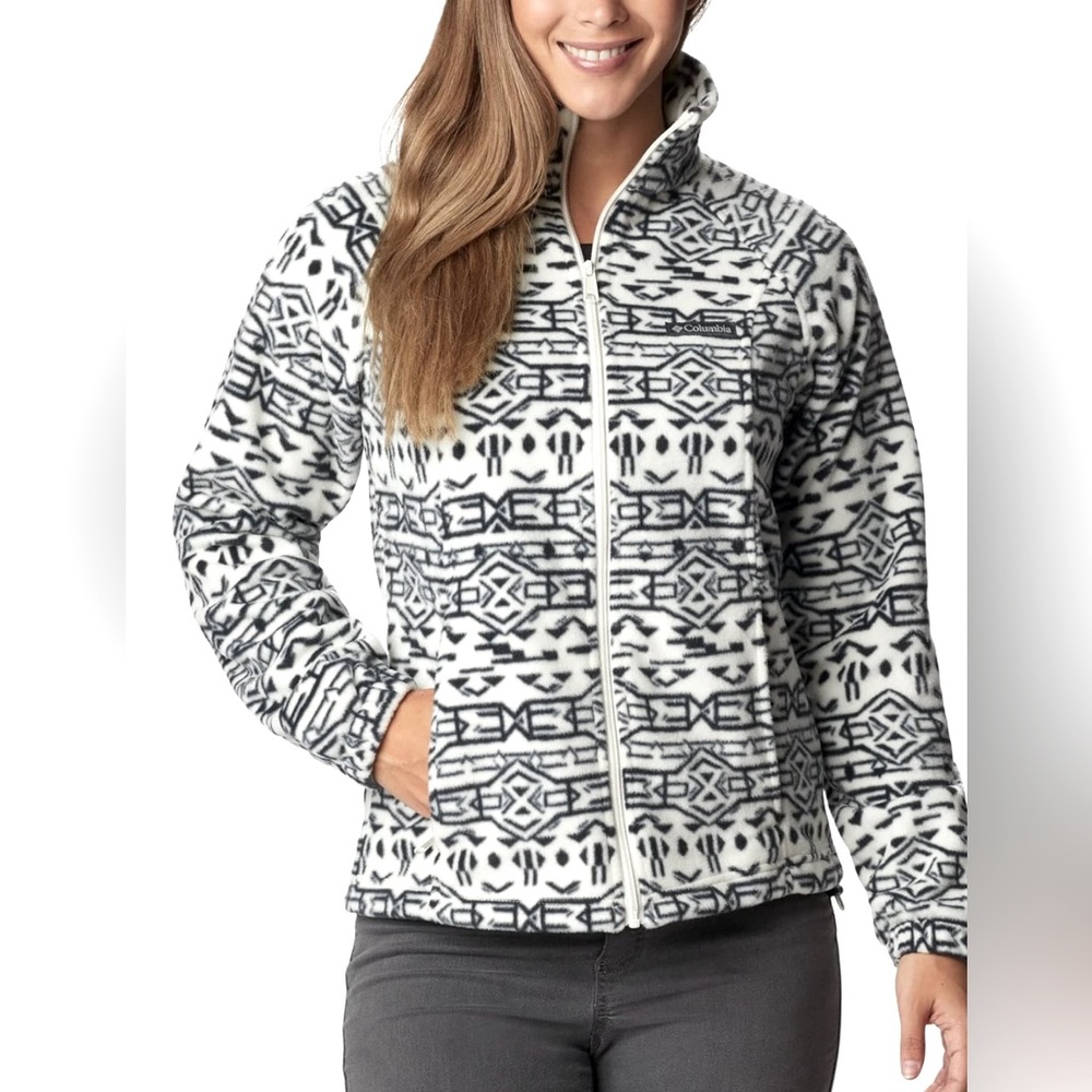 Woman's Columbia Bento Springs Printed Full Zip Jacket 
Size Small